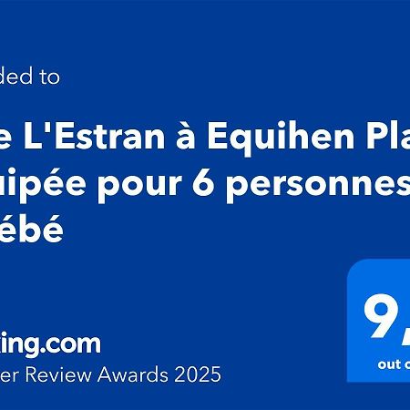 Gite L'Estran A Equihen Plage Equipee Pour 6 Personnes + 1 Bebe Eksteriør billede